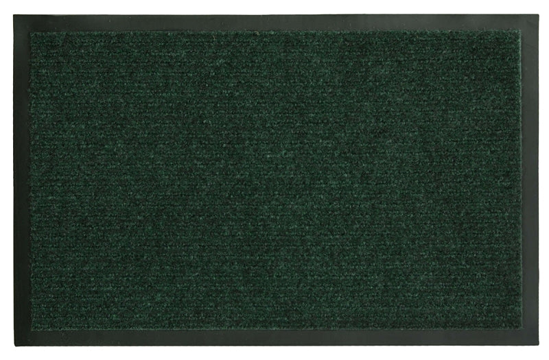 Sports Licensing Solutions 32976 Floor Mat, 48 in L, 36 in W, Dual Rib Pattern, Green
