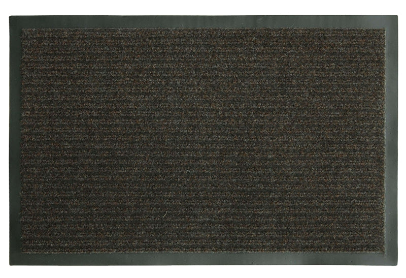 Sports Licensing Solutions 32977 Floor Mat, 48 in L, 36 in W, Vinyl Surface, Brown