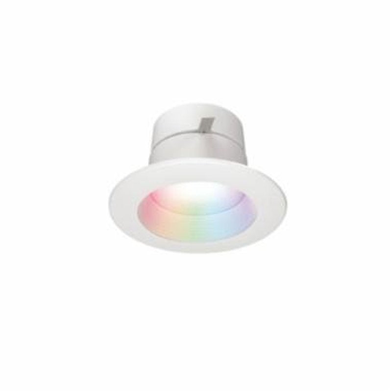 Halo RL4069WZRGBWWH Smart Wi-Fi Retrofit Downlight, Blue/Green/Red/White, Matte White