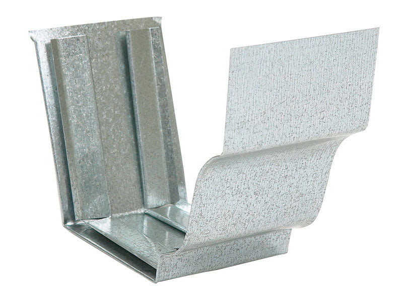Amerimax 3.5 in. H X 4 in. W X 4 in. L Metallic Galvanized Steel K Slip Joint Connector, Pack of 30