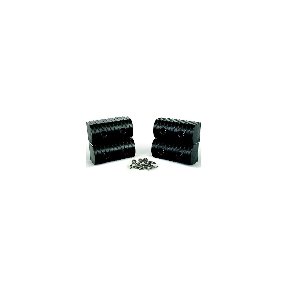 Caliber 23051BK Bunk Wrap 2″ x 4″ End Cap Only, Black, 4/pk