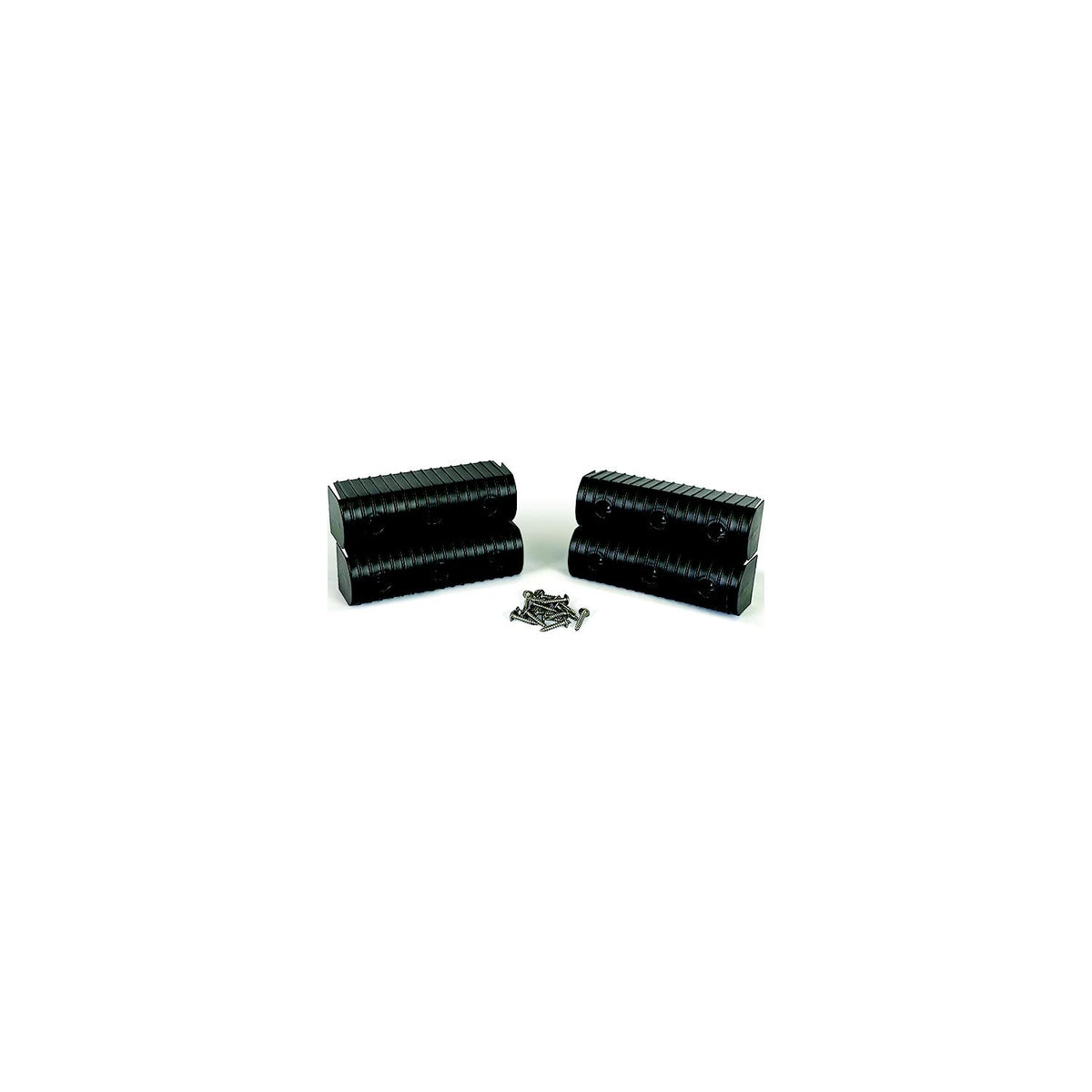 Caliber 23053BK Bunk Wrap 2″ x 6″ End Cap Only, Black, 4/pk