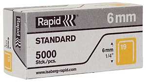 ACCO 23391100 Staple, For: R19 Hammer Tacker, 1/4 in W Crown