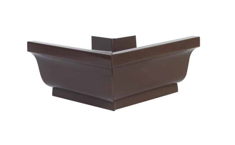 Amerimax 3.5 in. H X 7.25 in. W X 7.25 in. L Brown Aluminum K Outside Miter, Pack of 16