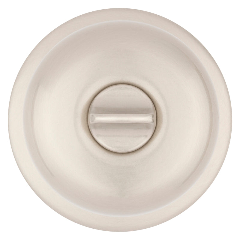 Kwikset Signature Series 730J 15 CP Privacy Lockset, Juno, Mushroom Design, Knob Handle, Satin Nickel, Zinc, Silver