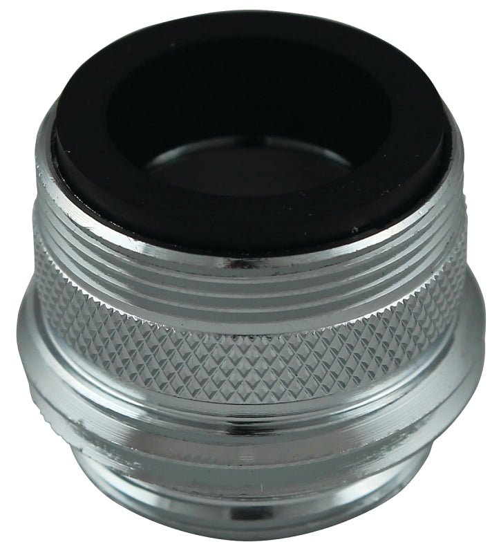 Plumb Pak PP800-32 Hose Adapter, 15/16-27 x 55/64-27 x 3/4 or 55/64 in, Hose, Chrome-Plated