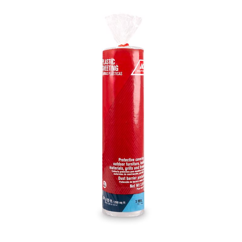 Ace Plastic Sheeting 3 mil X 10 ft. W X 25 ft. L Polyethylene Clear, Pack of 12