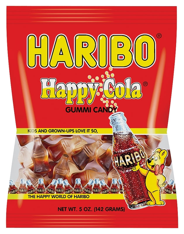 Haribo HHCB12 Jelly Candy, Cola, 5 oz Bag, Pack of 12