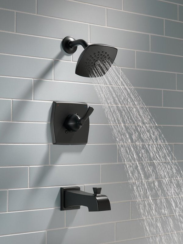 Delta FLYNN Monitor 14 144768C-BL Tub and Shower Faucet, Single Function Showerhead, 2 gpm Showerhead, 1-Handle
