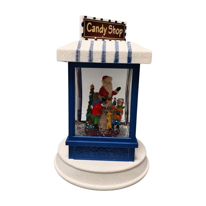 Santas Forest 21034 Christmas Shop Snow Globe, 7 in H, Pack of 6