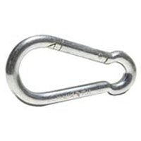 Koch 245251 Rigid Eye Spring Snap, Zinc-Plated