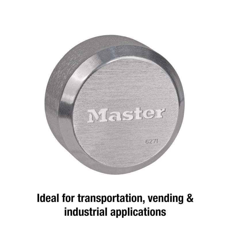 Master Lock ProSeries 1-1/2 in. H X 2.875 in. W Die-Cast Zinc Pin Tumbler Hidden Shackle Padlock