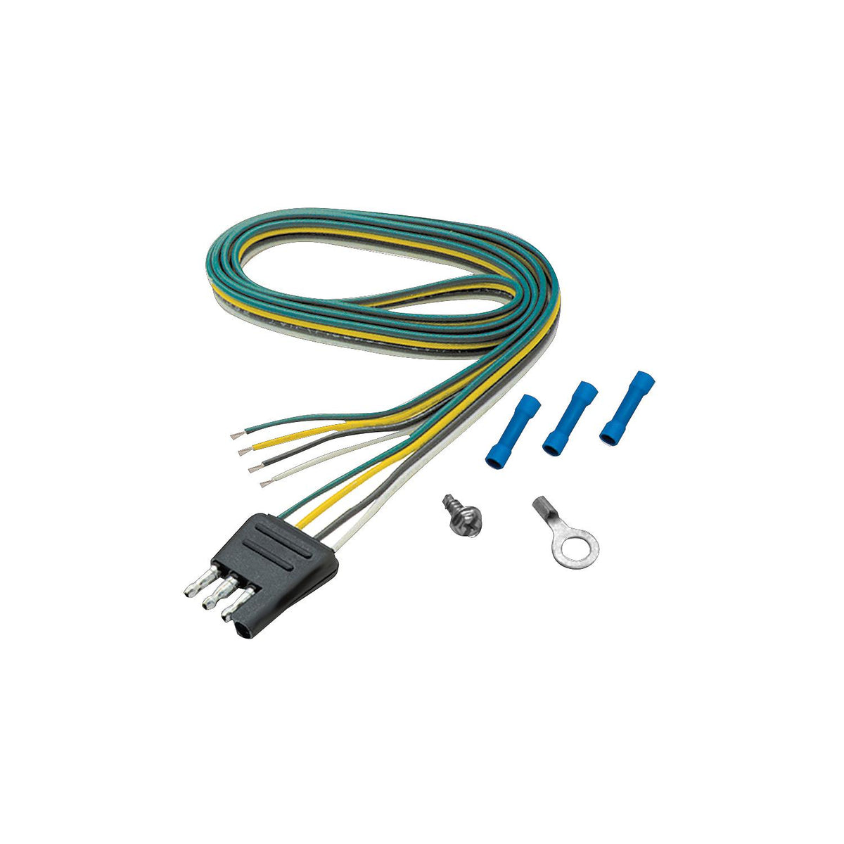 4-Way Flat Trailer Harness 48″Trailer Side