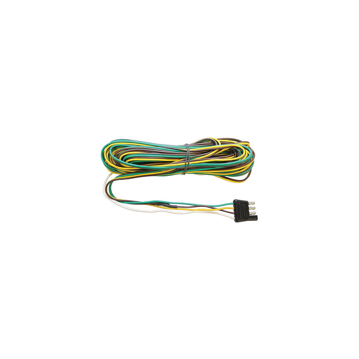 4-Way Flat Trailer Harness 24″Trailer Side With Separate Tail Light Wires