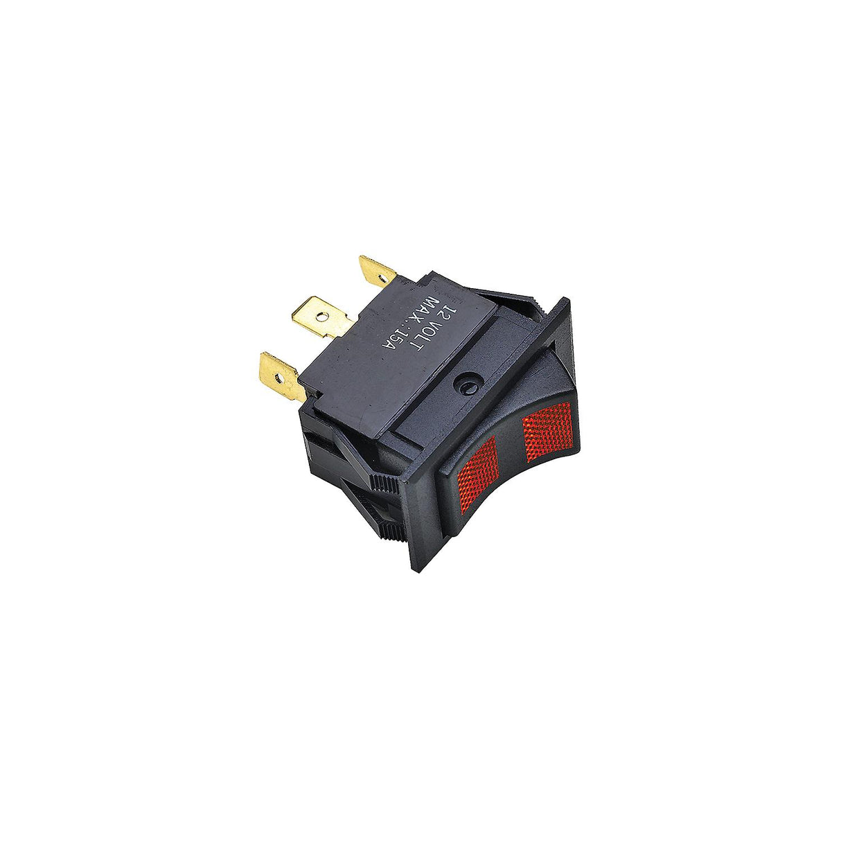 Rocker Switch On (Red)/Off/On (Red)