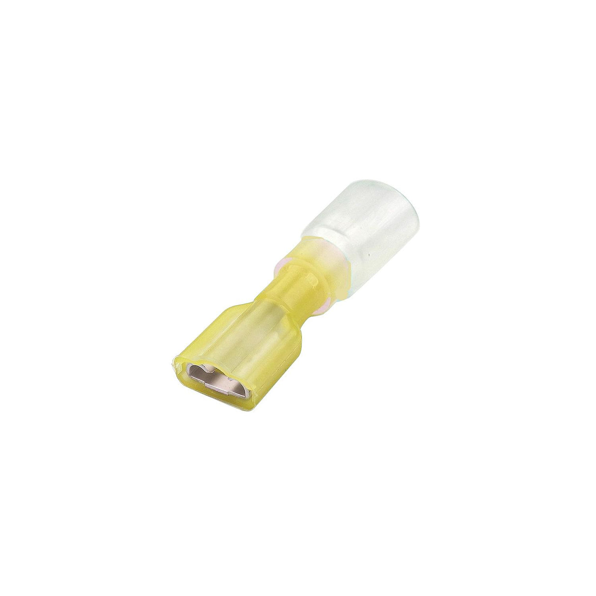 FulTyme RV Heat Shrink Insulated Quick Disconnect, 12-10 Ga. Female, Yellow, 25/Pk