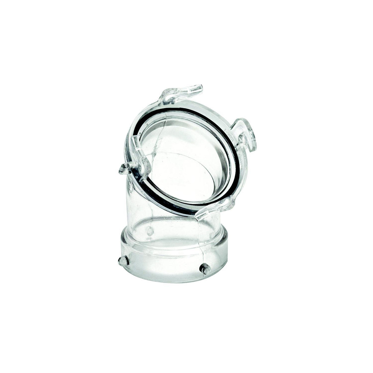 FulTyme RV 5994 Clear Hose Adapters45° w/ 3″ Bay Lug