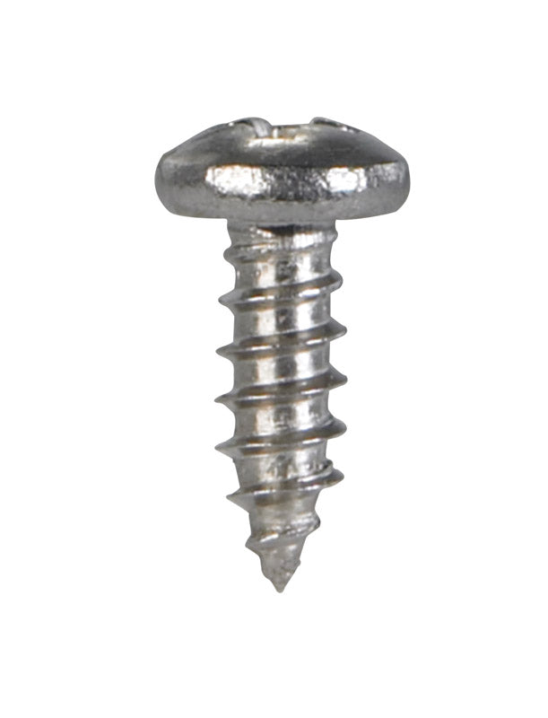 HILLMAN No. 6 X 3/8 in. L Phillips Pan Head Sheet Metal Screws 100 pk