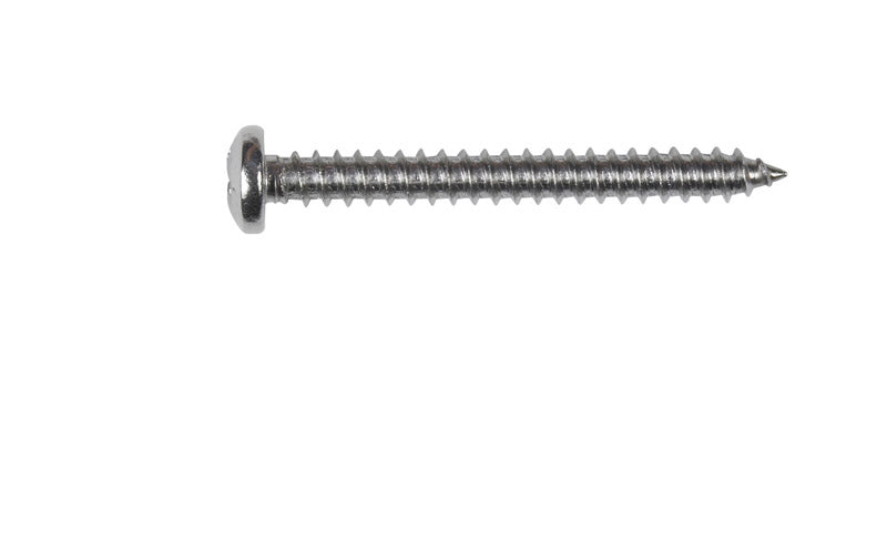 HILLMAN No. 6 X 1-1/4 in. L Phillips Pan Head Sheet Metal Screws 100 pk