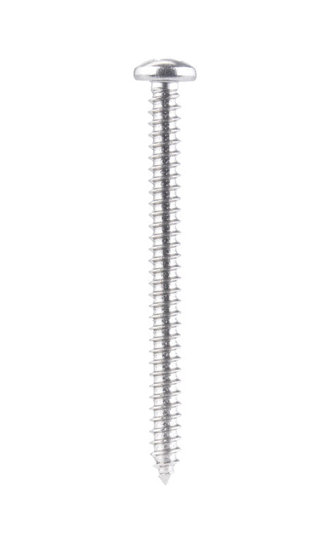 HILLMAN No. 8 X 2 in. L Phillips Pan Head Sheet Metal Screws 100 pk