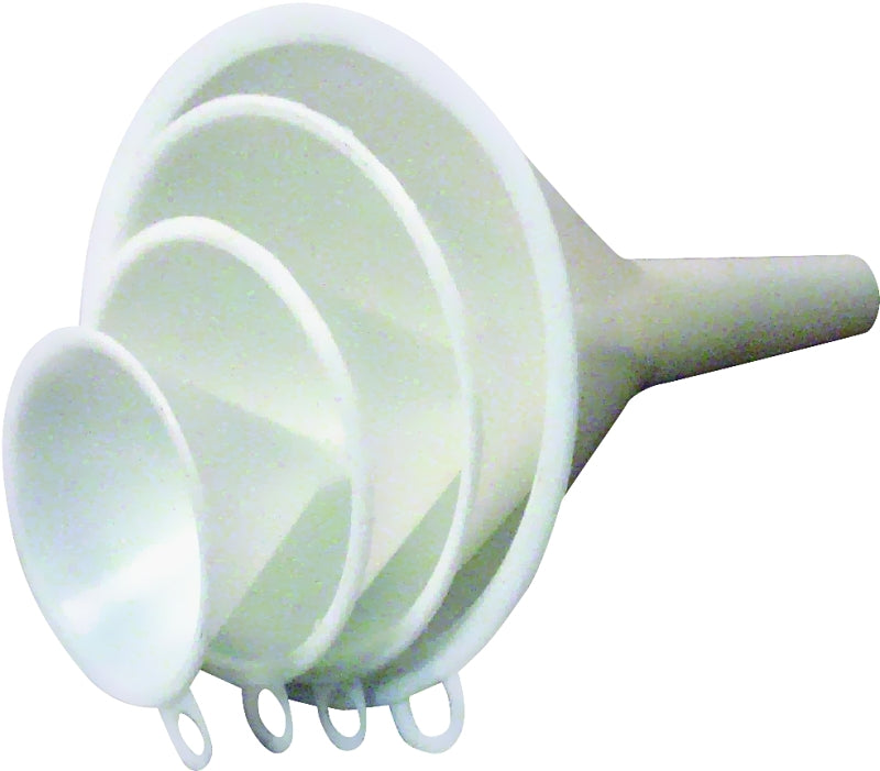 Chef Craft 20493 Funnel Set, 2 to 5 in Dia, Plastic