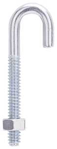 ProSource LR318 J-Bolt, 1-7/8 in L, 60 lbs Working Load, Zinc, Pack of 20