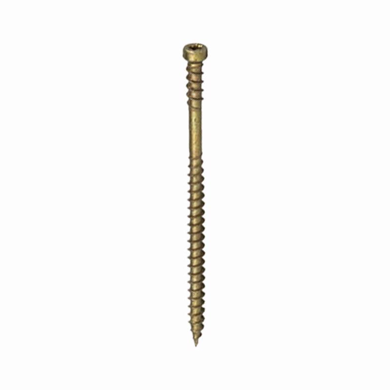 GRK Fasteners No. 9 X 3-1/8 in. L Star Climatek Coarse Trim Screws 1900 pk