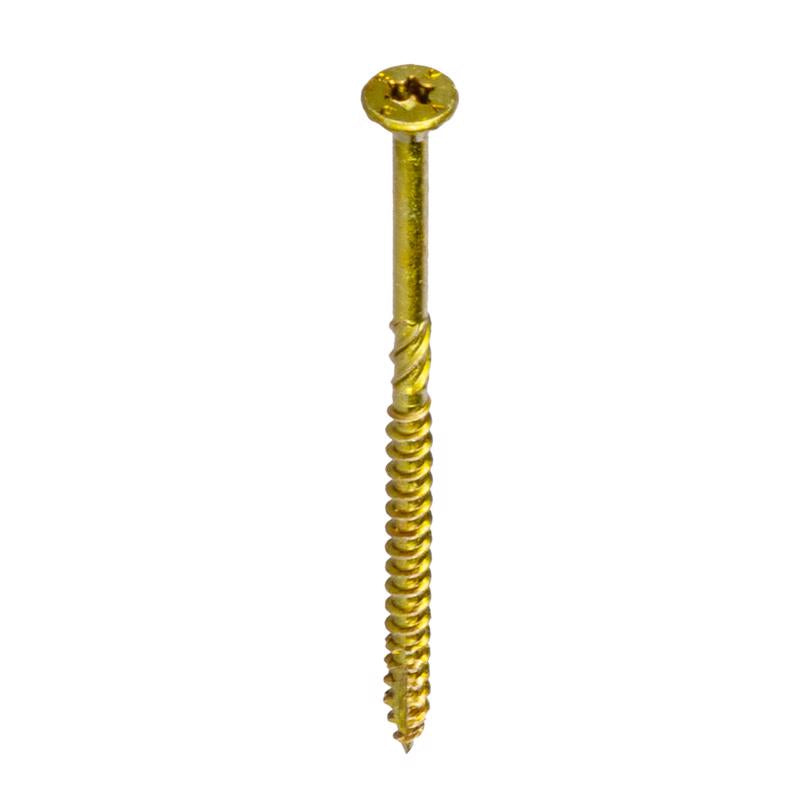 GRK Fasteners No. 10 X 3-1/2 in. L Star Climatek W-Cut Multi-Purpose Screws 300 pk