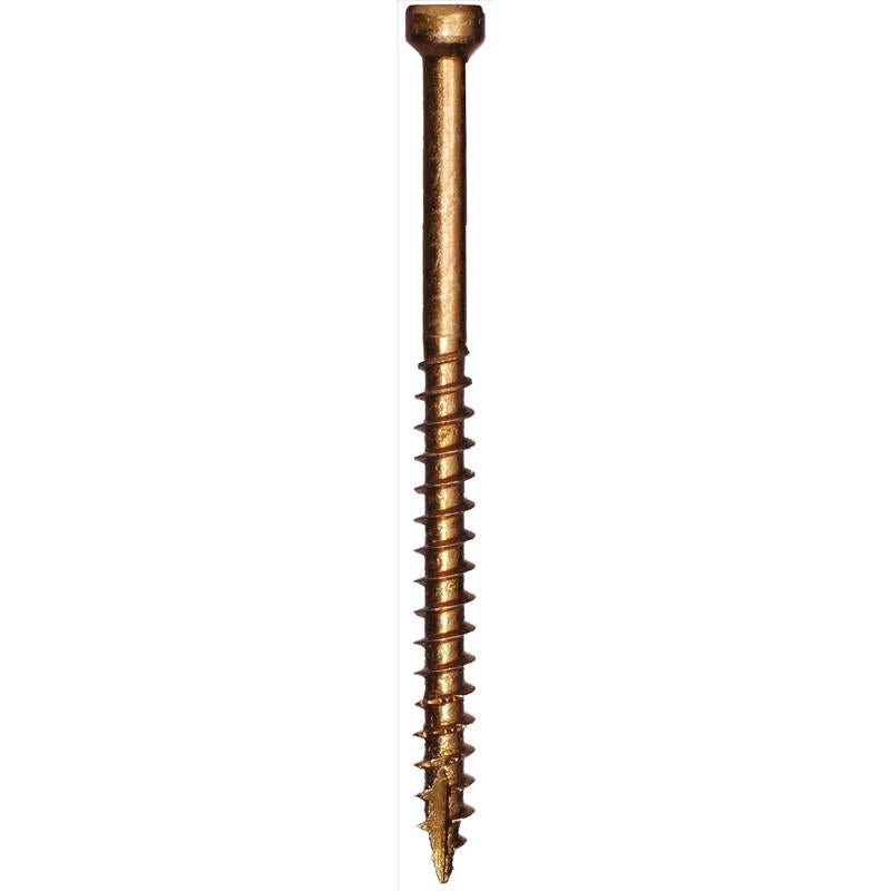 GRK Fasteners No. 8 X 2-1/2 in. L Star Climatek Coarse Trim Screws 605 pk