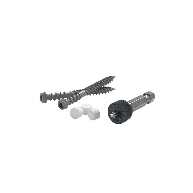 FastenMaster Cortex No. 9 X 2-3/4 in. L Square Trim Head Coarse Trim Screws with Plugs