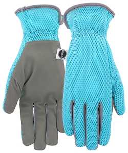 Miracle-Gro MG86121/WSM Work Gloves, Women's, S/M, Synthetic Leather