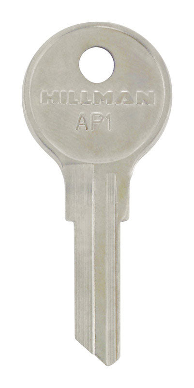HILLMAN Traditional Key House/Office Key Blank 112 AP1 Single For Chicago Locks, Pack of 4