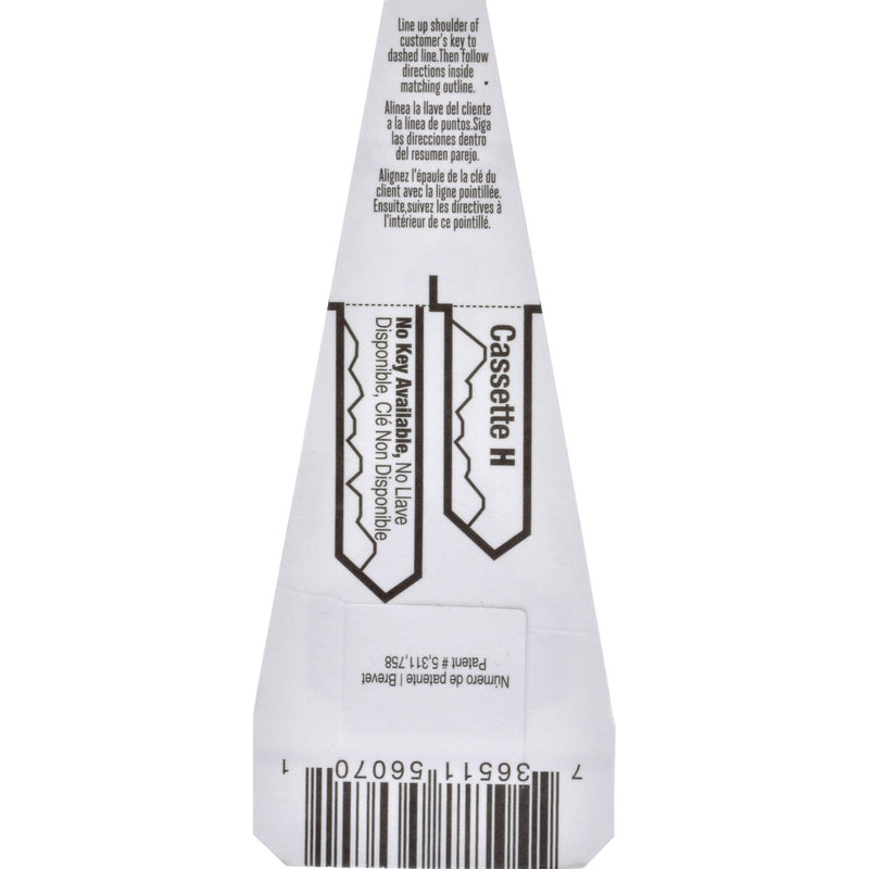 HILLMAN Traditional Key House/Office Key Blank 70 DE6, DE5, HR1, MD17 Single For Dexter Locks, Pack of 4