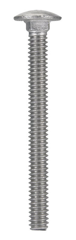 HILLMAN 1/4 in. X 2-1/2 in. L Stainless Steel Carriage Bolt 25 pk