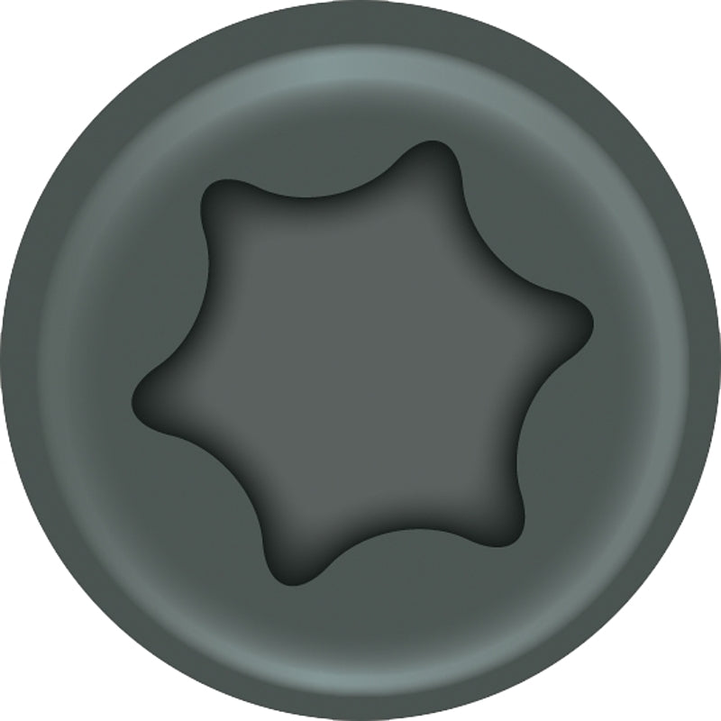 ProFIT 0297109 Deck Screw, #8 Thread, 1-5/8 in L, Coarse Thread, Bugle Head, Star Drive, Sharp Point, Coated