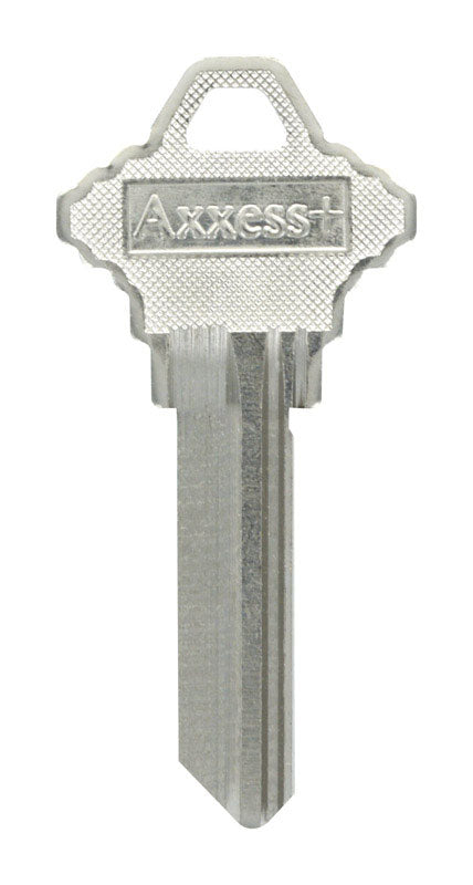 HILLMAN Traditional Key House/Office Key Blank 59 SC9 Single For Schlage Locks, Pack of 4