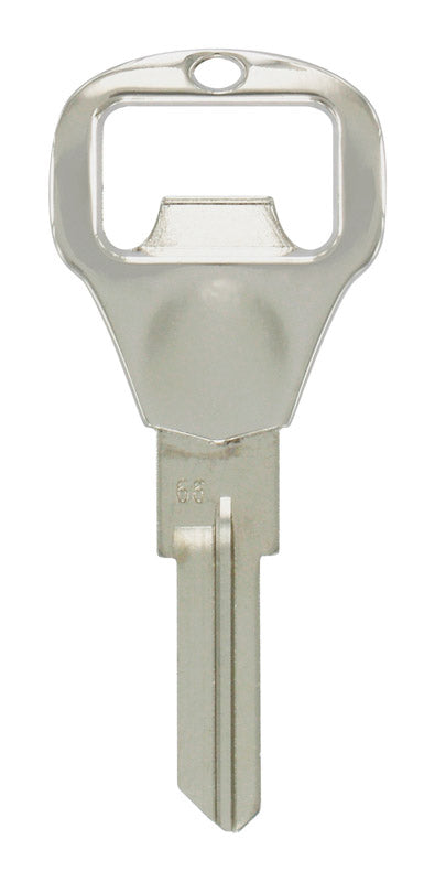 HILLMAN Bottle Opener Key House/Padlock Universal Key Blank KW1 Double, Pack of 4