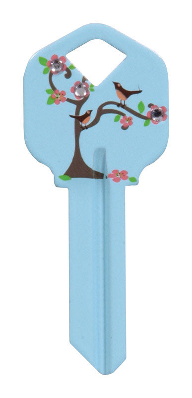 HILLMAN DIVA Tree & Birds House/Office Universal Key Blank KW1 Single, Pack of 6