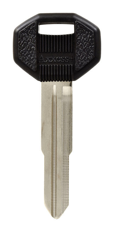 HILLMAN KeyKrafter Automotive Key Blank 1611R Double For Chevrolet Black/Silver, Pack of 5