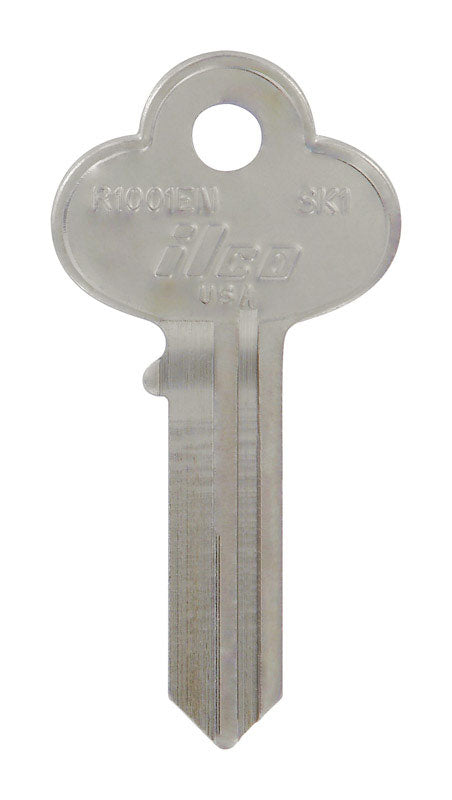 HILLMAN KeyKrafter Universal House/Office Key Blank 269 Single For Independent Locks Silver, Pack of 4