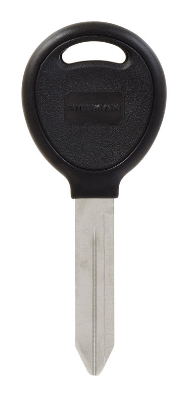 HILLMAN Traditional Key Automotive Key Blank Double For Chrysler Black/Silver, Pack of 5