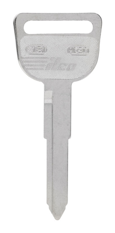 HILLMAN Traditional Key Automotive Key Blank Double For Honda Silver, Pack of 10