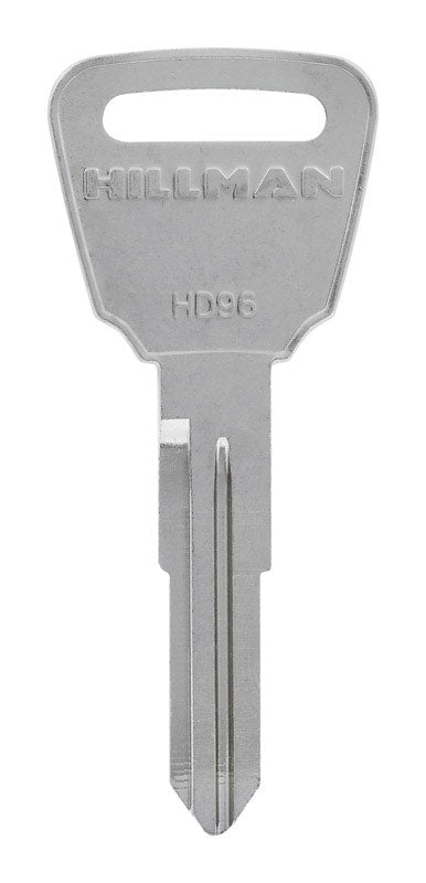 HILLMAN Traditional Key Automotive Key Blank Double For Honda Silver, Pack of 10