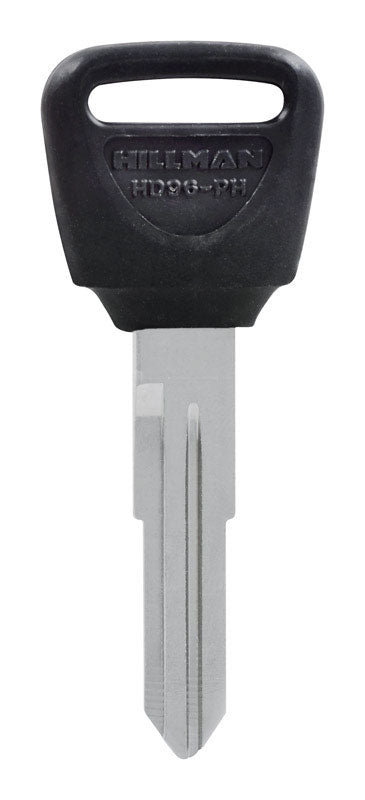 HILLMAN Traditional Key Automotive Key Blank Double For Acura Black/Silver, Pack of 5