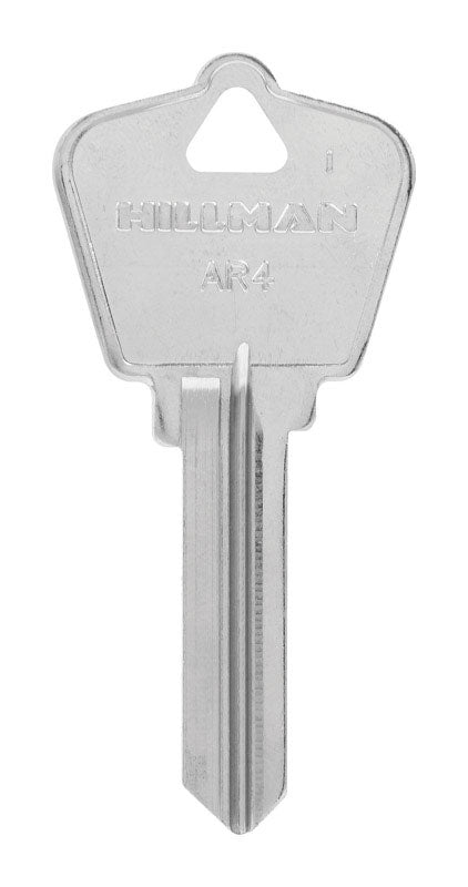 HILLMAN AR1-IP House/Padlock Arrow Key Blank AR4 Single, Pack of 10