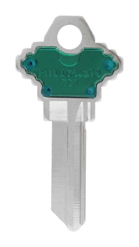 HILLMAN ColorPlus House/Office Key Blank Single, Pack of 5