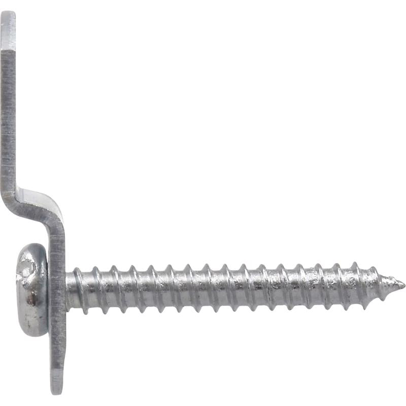 HILLMAN OOK Zinc Silver Mirror Holder Clip 20 lb 4 pk, Pack of 12