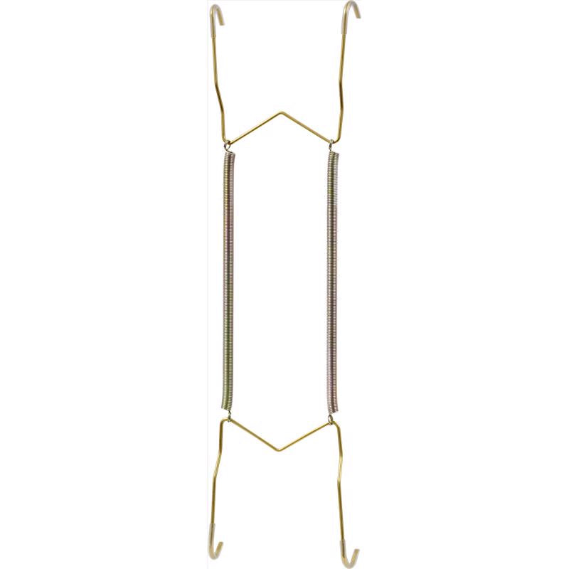HILLMAN Brass-Plated Gold All Purpose Hanger 30 lb 1 pk, Pack of 10