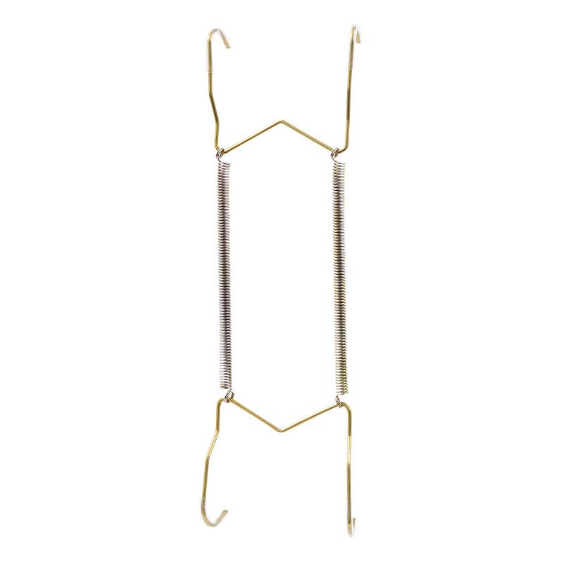HILLMAN Brass-Plated Gold All Purpose Hanger 30 lb 1 pk, Pack of 10