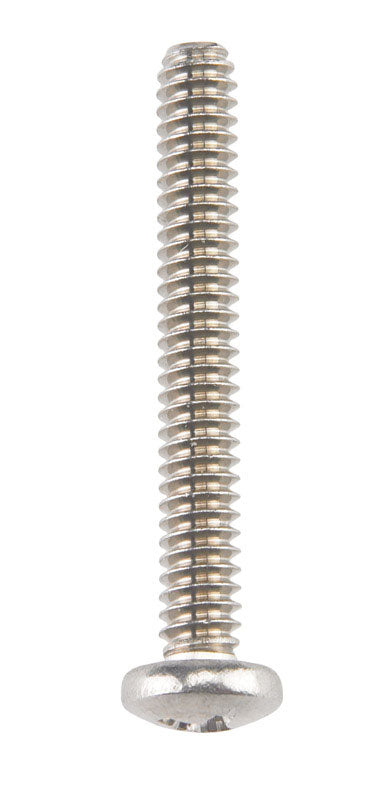 HILLMAN No. 10-24 X 1-1/2 in. L Phillips Flat Head Stainless Steel Machine Screws 100 pk